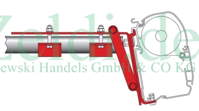 Fiamma Adapter Kit Roof Rail / F45