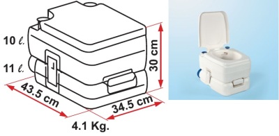 Fiamma Bi-Pot 30 Camping Toilette