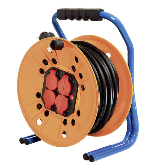 Zeldi Kabeltrommel Profi 230 V | 4-fach Schuko-Steckdose | 25 m Zeldi Kabeltrommel Profi 230 V | 4-fach Schuko-Steckdose | 25 m