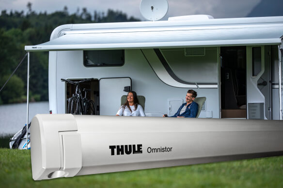 Thule Omnistor 5200, weiß, zum kurbeln