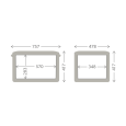 Dometic Eisbox-Passivkühlbox Patrol 55, Farbe: Slate