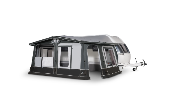 Vorderwand zur Veranda abgeklappt