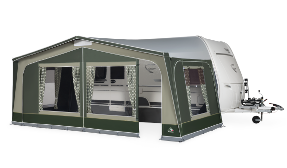 Dorema Vorzelt Monza XL270 Gr.19, grün inkl. 25 mm Stahl-Gestänge