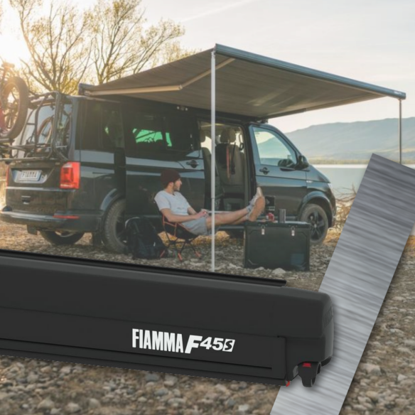 Fiamma Markise F45s T5/T6 Multivan-Transporter 260, Deep Black Fiamma Markise F45s T5/T6 Multivan-Transporter 260, Deep Black