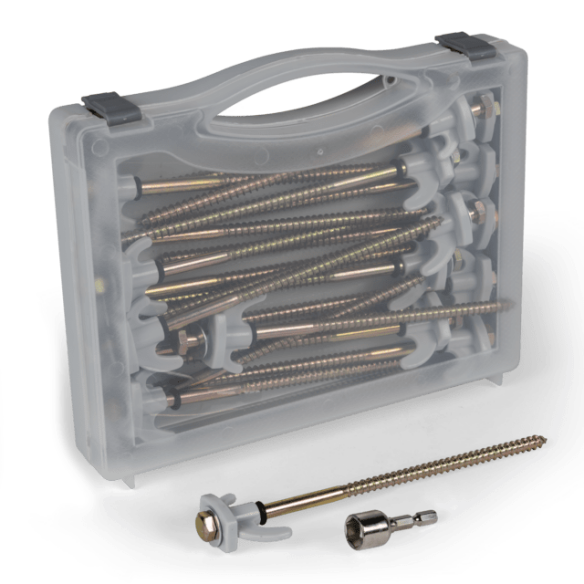 Kampa Dometic Schraubbare Heringe - Hex Peg, 20 Stück *Black Friday*