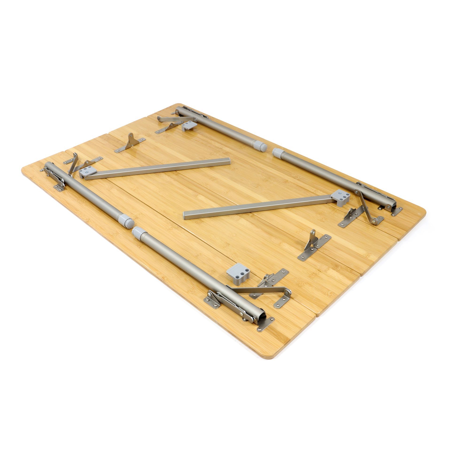Basic Nature Falttisch Bambus Der Zelt Discounter