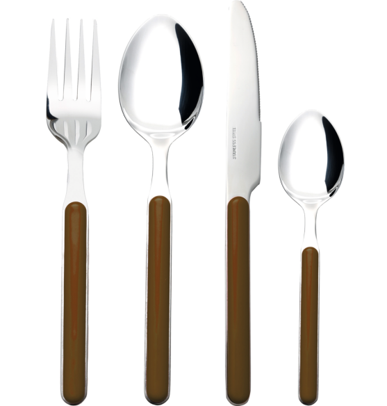 Brunner Besteckset braun, 16-tlg. Brunner Besteckset braun, 16-tlg.