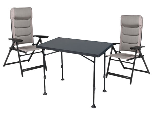 Camperdice Evolution grau (2 Stühle + 1 Tisch), Paket 1 Camperdice Evolution grau (2 Stühle + 1 Tisch), Paket 1