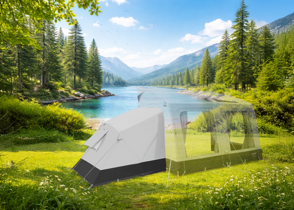 Dometic TOUR Air Annexe Seitenanbau inkl. Schlafkabine