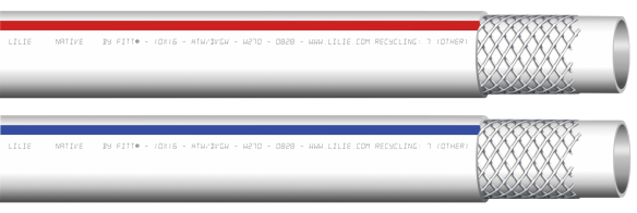 Lilie Trinkwasser-Schlauch, Kaltwasser, 10 m-Packung, Innen Ø10 mm, Außen Ø15 mm
