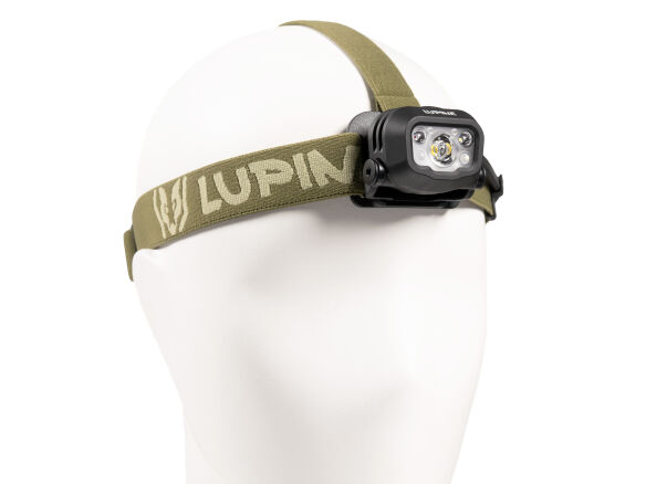 Lupine Penta Pro Stirnlampe (Akku 22 Wh/3.1 Ah, 5700 K Tageslichtweiß), Bandfarbe: Oliv Lupine Penta Pro Stirnlampe (Akku 22 Wh/3.1 Ah, 5700 K Tageslichtweiß), Bandfarbe: Oliv