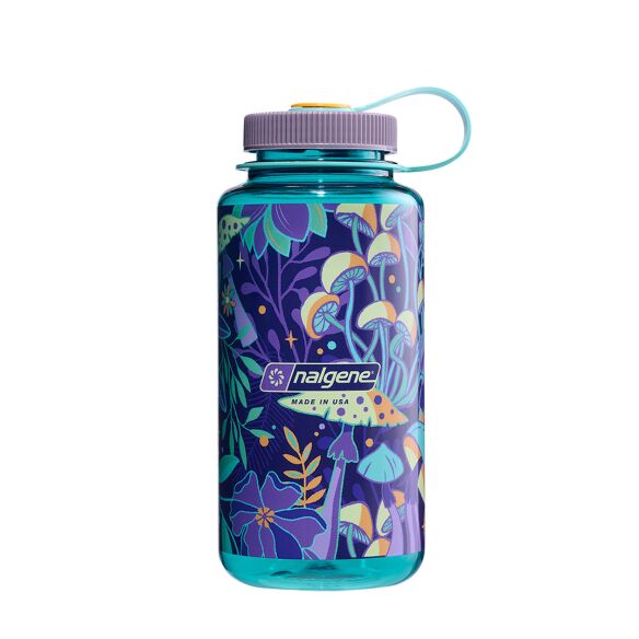 Nalgene Weithals-Trinkflasche Sustain, 1L, Farbe: botanical mushrooms Nalgene Weithals-Trinkflasche Sustain, 1L, Farbe: botanical mushrooms