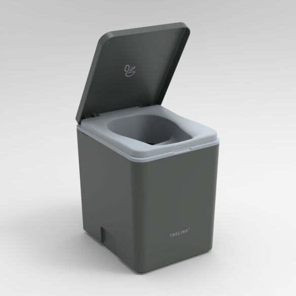 Trelino Trenntoilette Evo L, anthrazit Trelino Trenntoilette Evo L, anthrazit