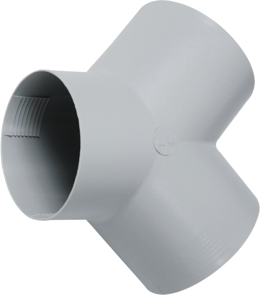 Truma Y-Stück, achatgrau Ø65-72 mm