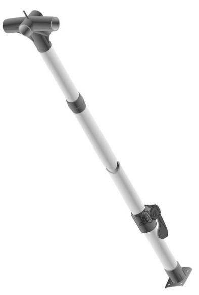 Ventura Ersatzteil IXL Fiber CM-cross w. B-pole G19-23 (Stütze mitte)