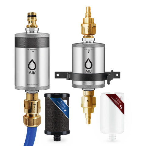 Blaufaktor Alb Filter® PRO CAMPER Set, Edelstahl