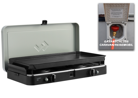Cadac Campingkocher 2 Cook 3 Pro Plancha, 30mbar
