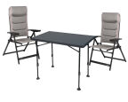 Camperdice Evolution grau (2 Stühle + 1 Tisch), Paket 1