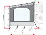 Fiamma Seitenwand Side W Pro CaravanStore/F35