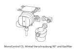 Montagebeispiel: MonoControl CS, Winkel-Verschraubung 90° und Gasfilter