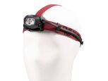 Lupine Penta Pro Stirnlampe (Akku 22 Wh/3.1 Ah, 5700 K Tageslichtweiß), Bandfarbe: Dunkelrot-Schwarz