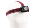 Lupine Penta Pro Stirnlampe (Akku 22 Wh/3.1 Ah, 5700 K Tageslichtweiß), Bandfarbe: Dunkelrot-Schwarz