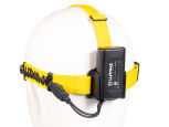Lupine Penta Pro Stirnlampe (Akku 22 Wh/3.1 Ah, 5700 K Tageslichtweiß), Bandfarbe: Gelb-Schwarz
