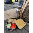 Origin Outdoors Edelstahl Lunchbox Bamboo-Clip (1,2l)