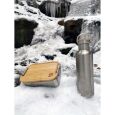 Origin Outdoors Edelstahl Lunchbox Bamboo-Clip (1,2l)