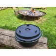 Origin Outdoors Feuertopf Dutch Oven, Gusseisen, 11,2L (Gr.12)