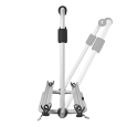 HTD Deichsel-Fahrradträger (silber)