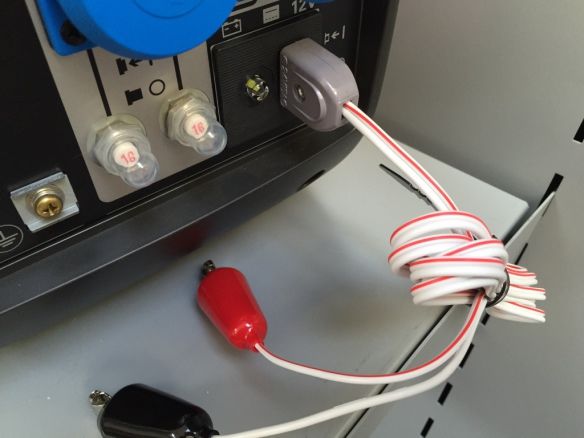 Generator Ladekabel 12V Mit Krokodilklemmen - Für Honda EU1000i-3000i