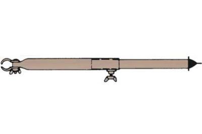 Premium Metallsysteme Orkanstütze m. Bodenspitze / 25 mm Ø ALU / 210-300 cm Premium Metallsysteme Orkanstütze m. Bodenspitze / 25 mm Ø ALU / 210-300 cm