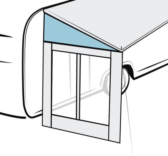 Isabella Eclipse Adaptor 225 für Seitenwand (1 Stück)
