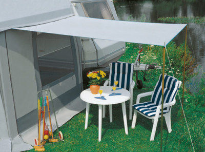 DWT Sonnendach Flora 250x240cm Gr.2 (grau) Der Zelt Discounter