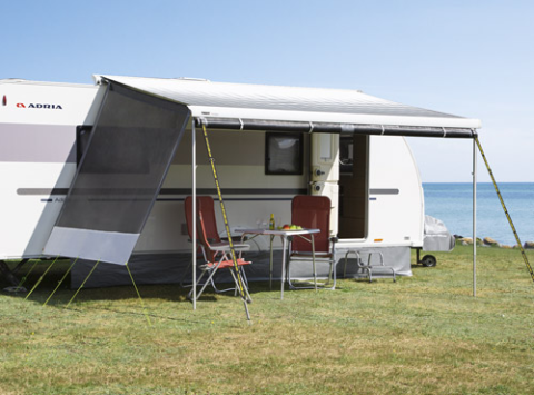 DWT Happy Sun Vorderwand 380x170 cm weiß