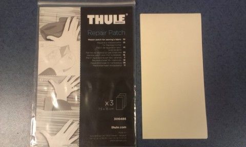 Thule Reparatur Set für PVC Markisentücher (Inhalt 3 Flicken)