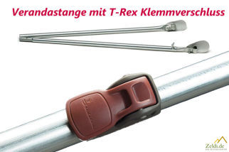 Isabella Verandastange Zinox-Stahl für G19-G23 m. T-Rex Verschluss