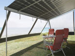 DWT Happy Sun Seitenwand Gr.L (240-260 cm) Mesh-schwarz